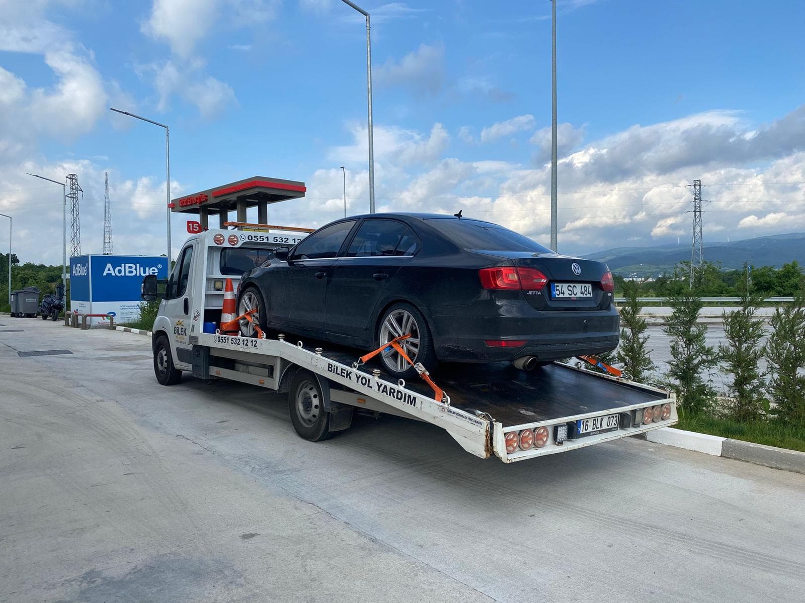 Bilek Yol Yardım ile binek araç taşıma hizmeti