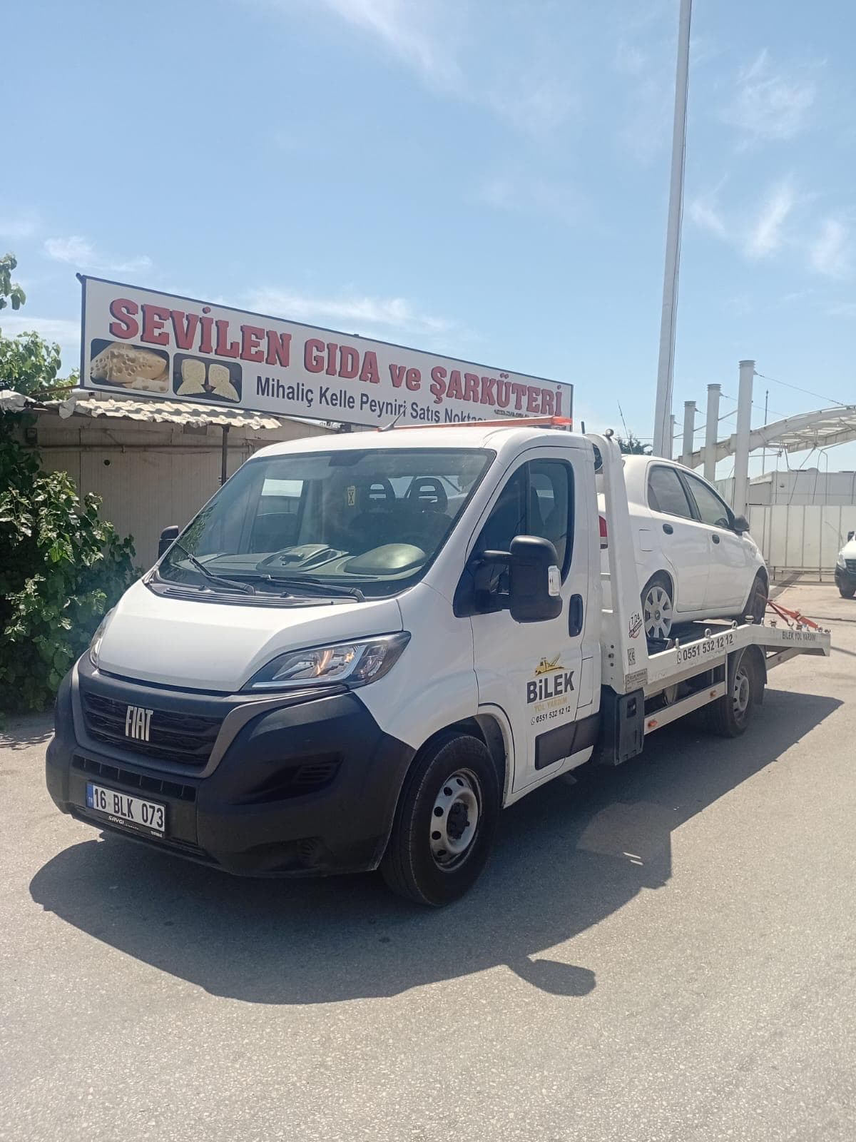 Bilek Yol Yardım aracıyla saha operasyonu